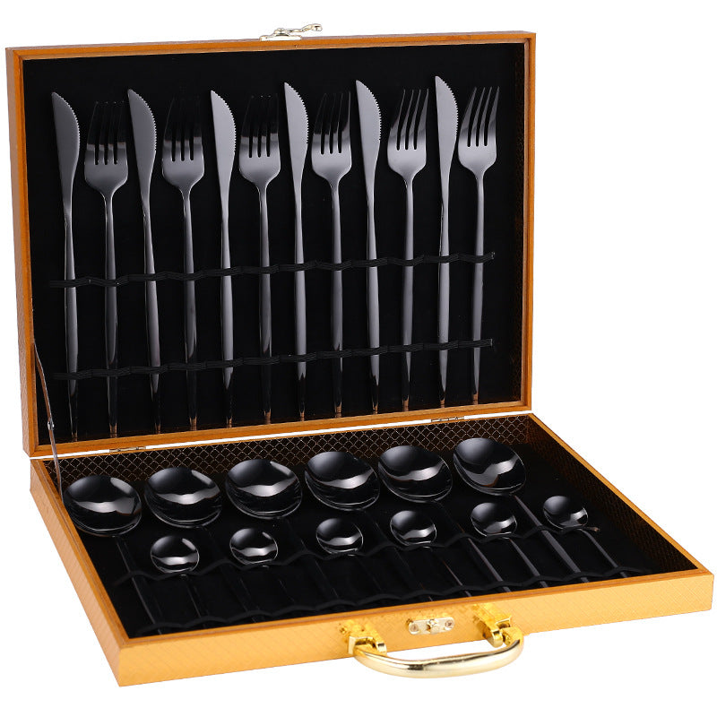 Elevate Your Dining Experience with Our 24pcs Luxury Cutlery Set